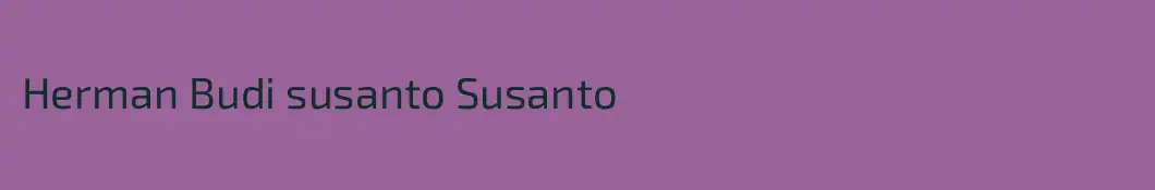 Herman Budi susanto Susanto